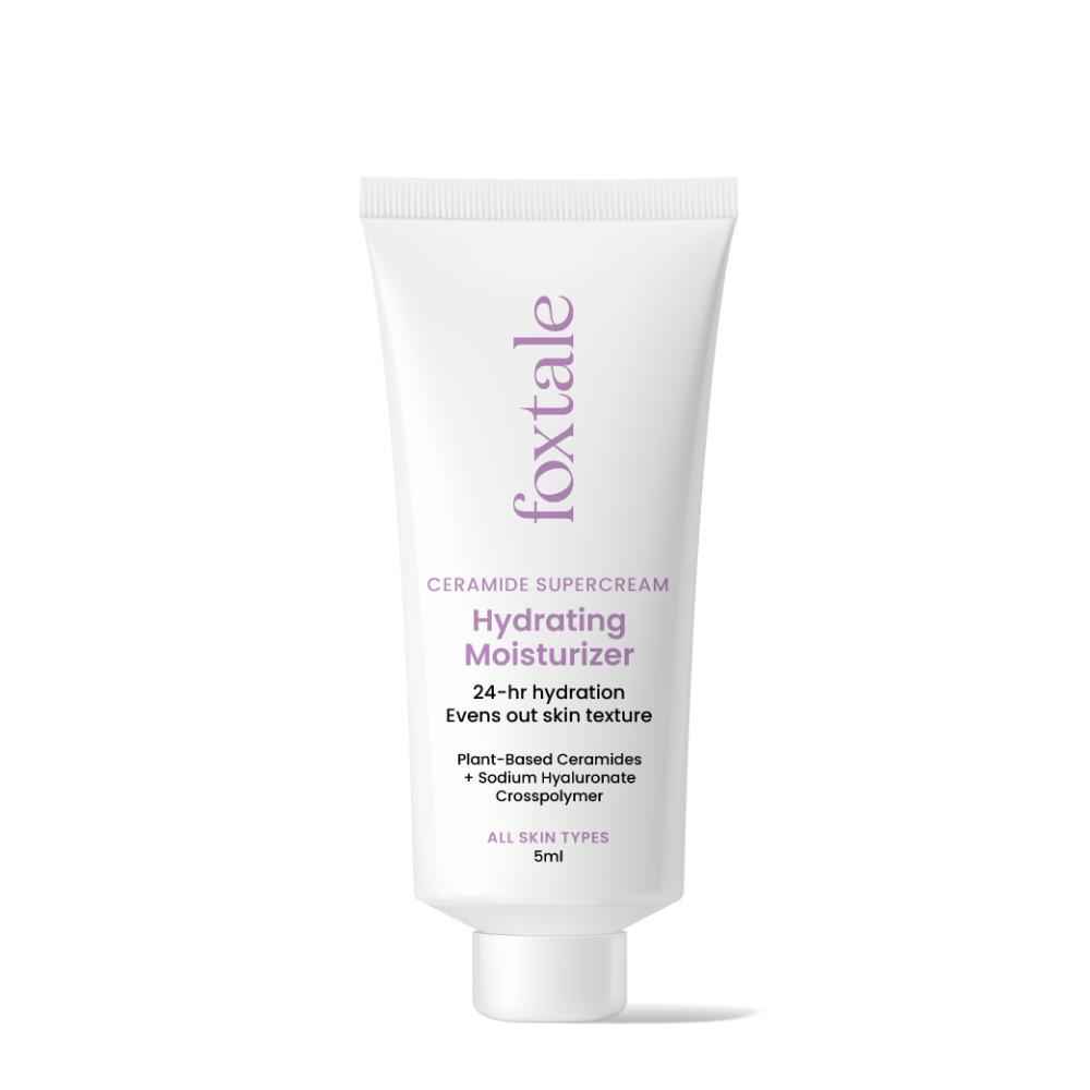 Buy FoxTale - Ceramide Moisturizer for Face, Lightweight moisturizer for face, Helps to Hydrate Skin 3x more than Hyaluronic Acid, Removes Dullness, Gives Instant Glow and Repairs Skin Barrier - 5 ml - Purplle