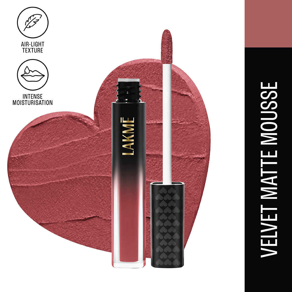 Buy Lakme Xtraordin-airy Lip Mousse Lets Talk Nude 4.6 gm - Purplle