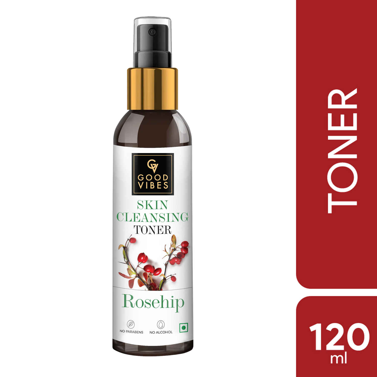 Buy Good Vibes Skin Clarifying Toner - Rosehip (120 ml) - Purplle