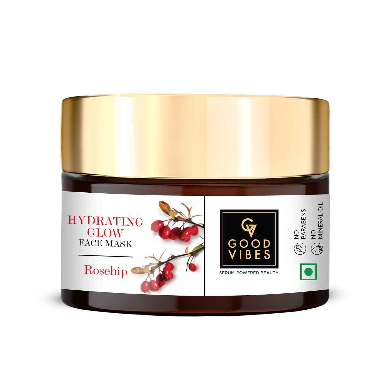 Buy Good Vibes Rosehip Skin Glow Face Mask (50 g) - Purplle
