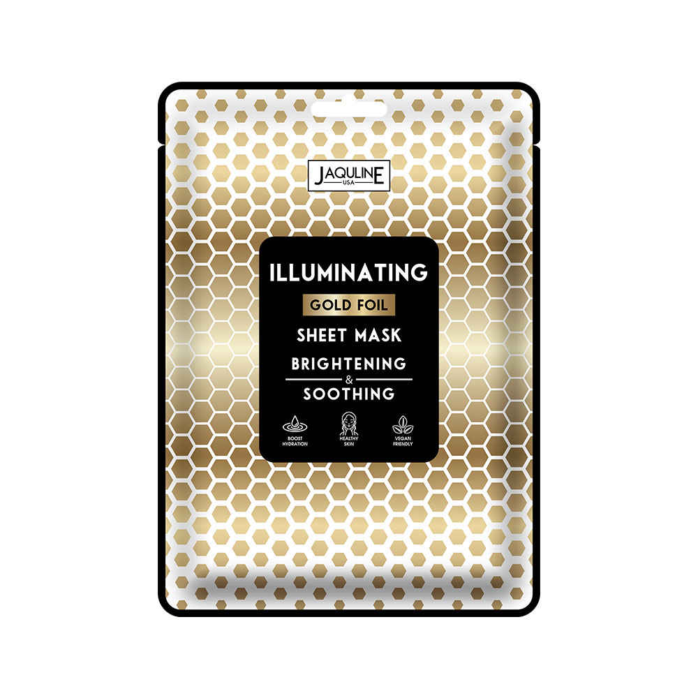 Buy Jaquline USA Charcoal Gold Foil Sheet Mask 1N (25 gm) - Purplle