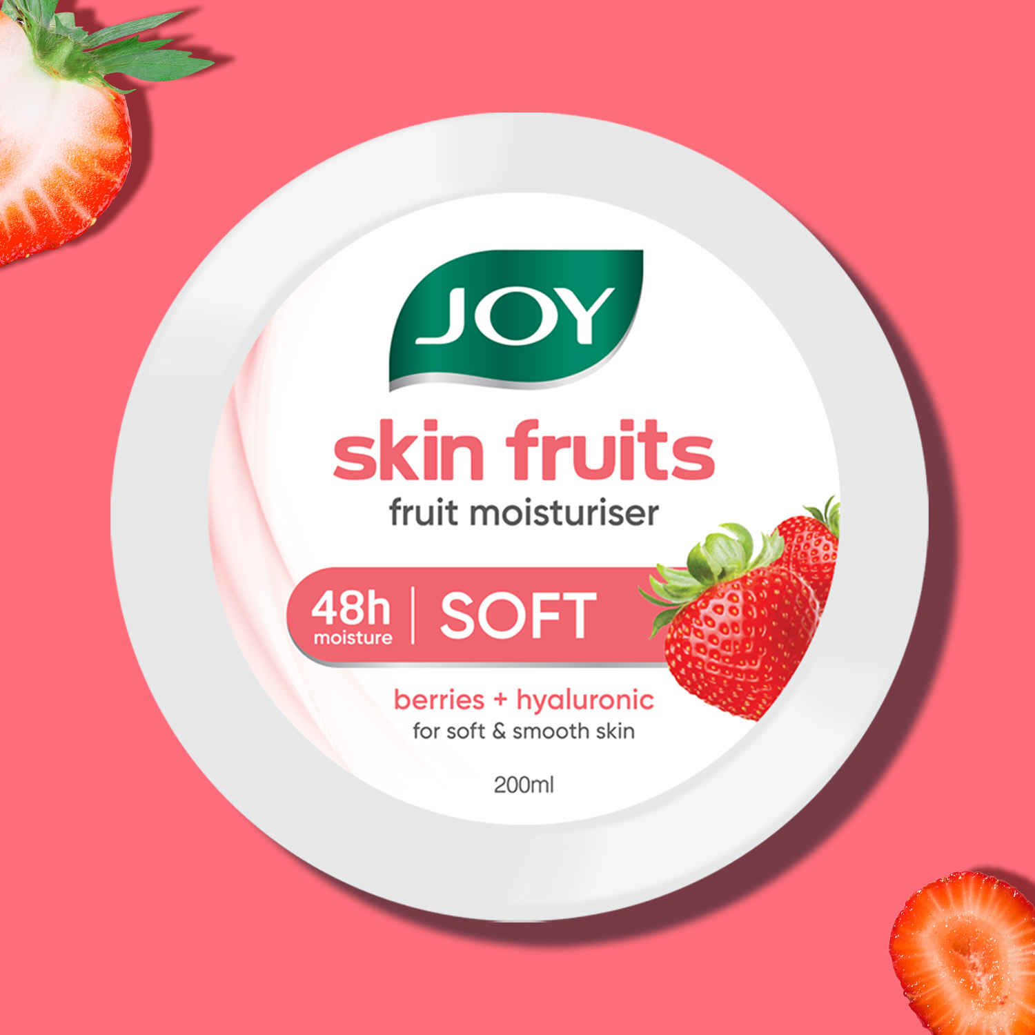 Buy Joy Super Soft Cold Skin Cream for 24 Hr Moisturization - Berries (200 ml) - Lightweight & Oil Free Moisturizer For Instant Hydration | Non Sticky & Non Greasy Cream for Hands, Face & Body - Purplle