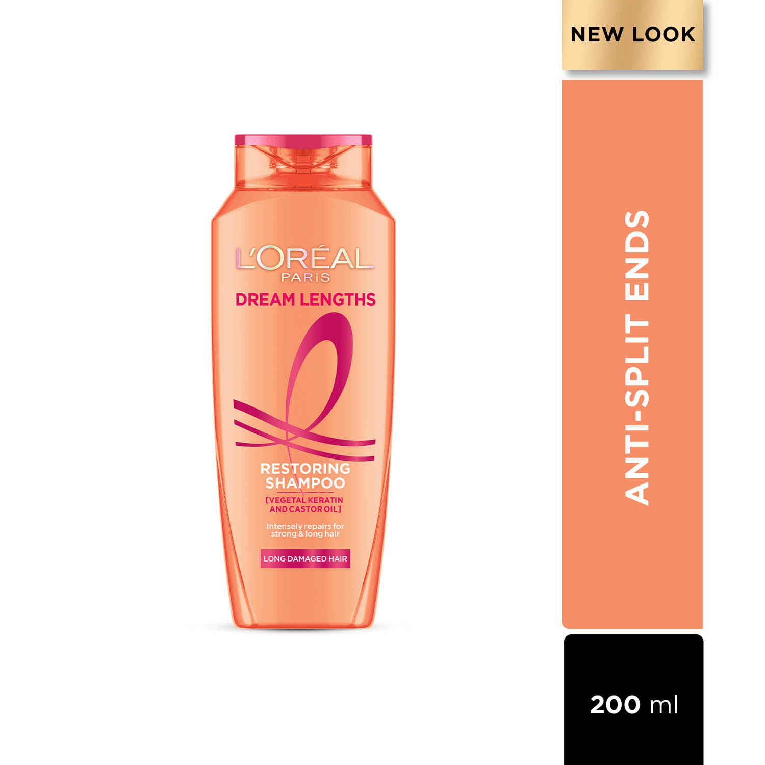 Buy L'Oreal Paris Shampoo, Nourish, Repair and Shine, For Long and Lifeless Hair, Dream Lengths, 200 ml - Purplle