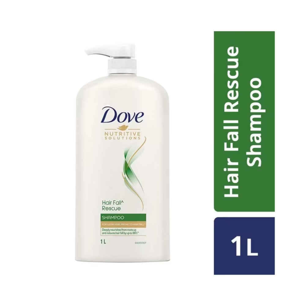 Buy Dove Hair Fall Rescue Shampoo, 1 ltr - Purplle