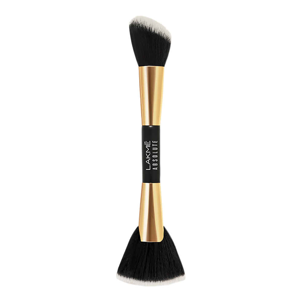 Buy Lakme Absolute Makeup Master Tools - Dual Ended Blush and Contour Brush 1 Pc - Purplle