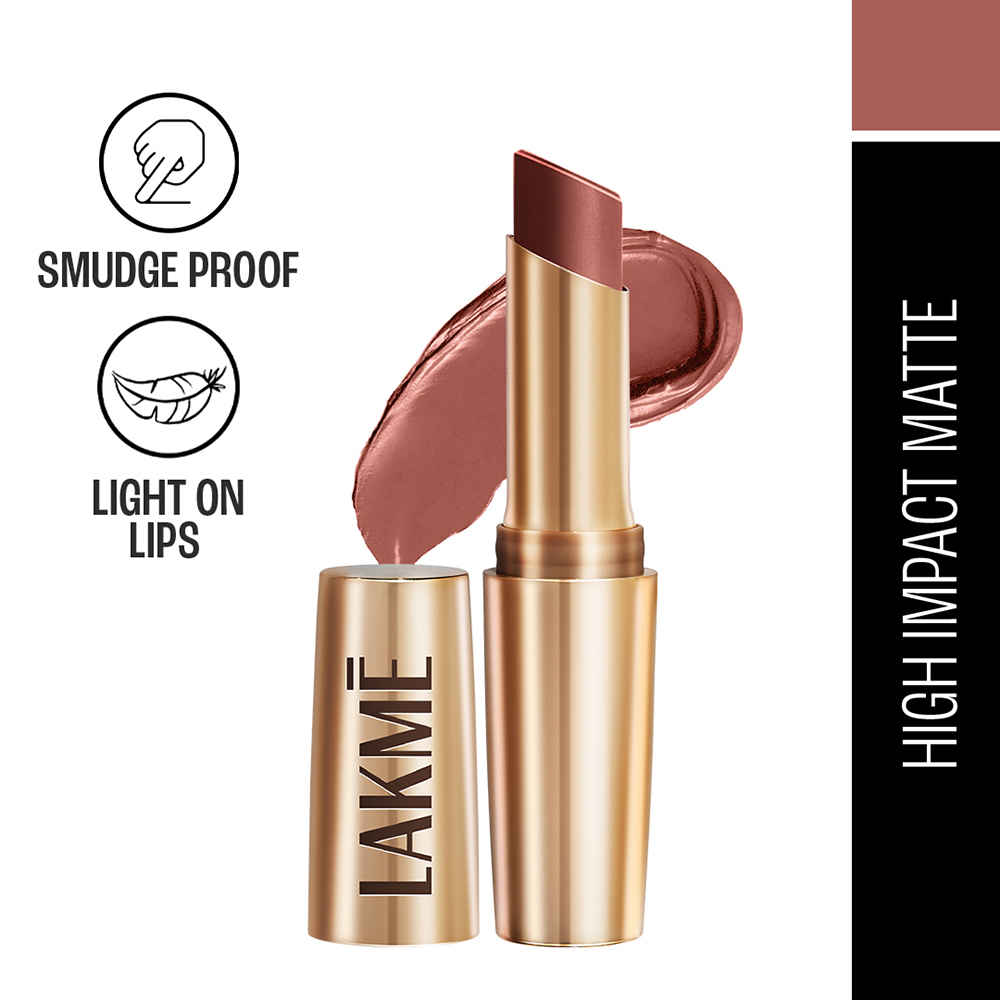 Buy Lakme 9to5 Powerplay Priming Matte Lipstick, Lasts 16hrs, Nude Touch, 3.6 gm - Purplle