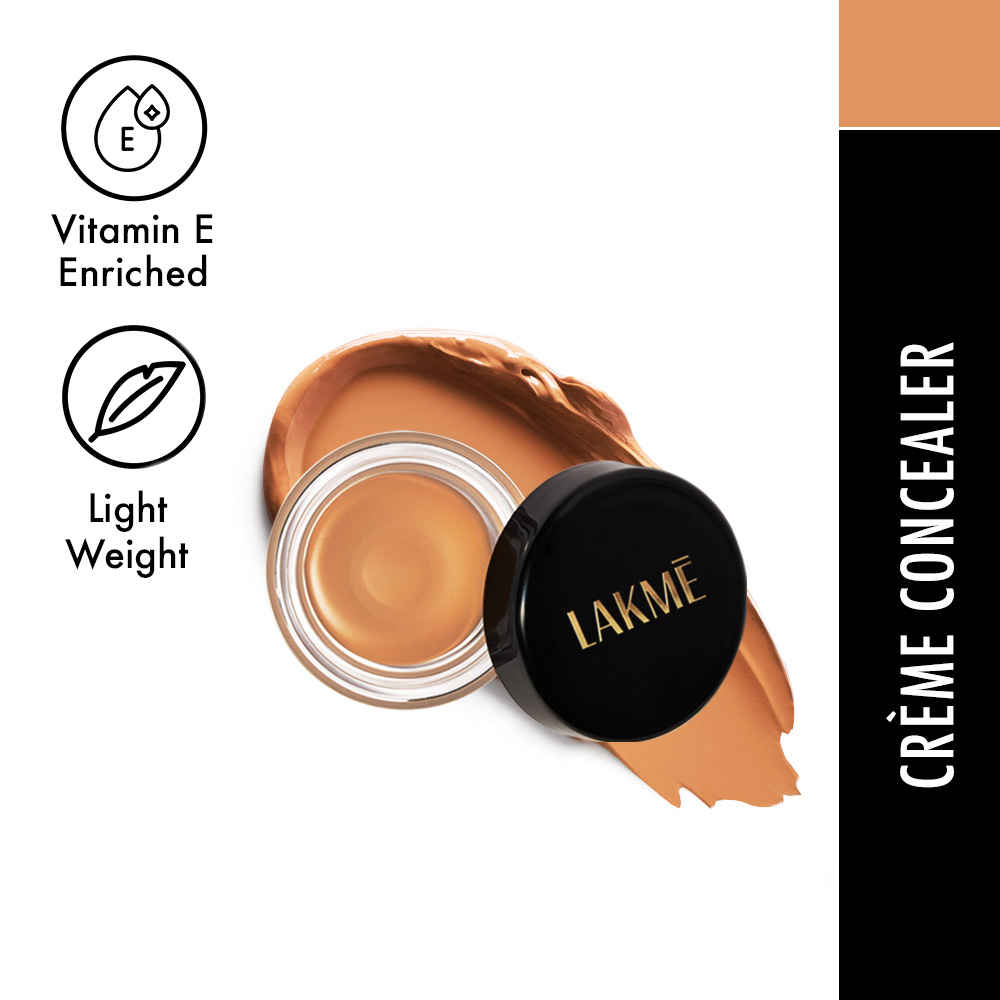 Buy Lakme Unreal Cover Creme Concealer Lightweight & Hydrating,Beige, 3.9 gm - Purplle