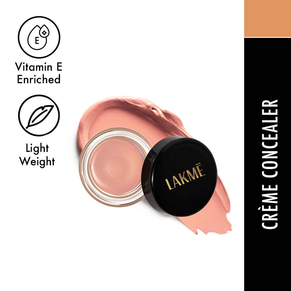 Buy Lakme Unreal Cover Creme Concealer Lightweight & Hydrating, Ivory, 3.9 gm - Purplle