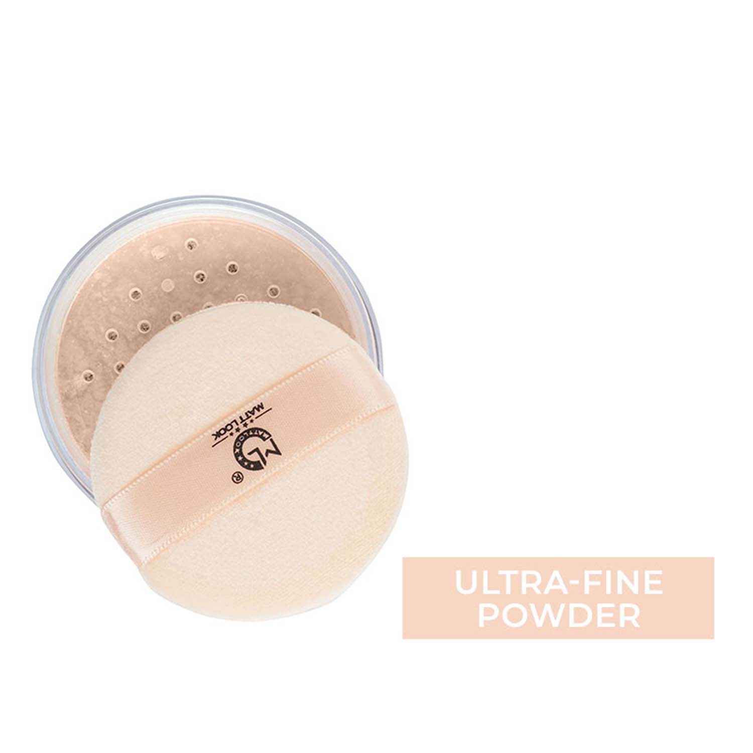Buy Mattlook Face Makeup Banana Luxury Loose Powder Translucent, Fair (12 gm) - Purplle