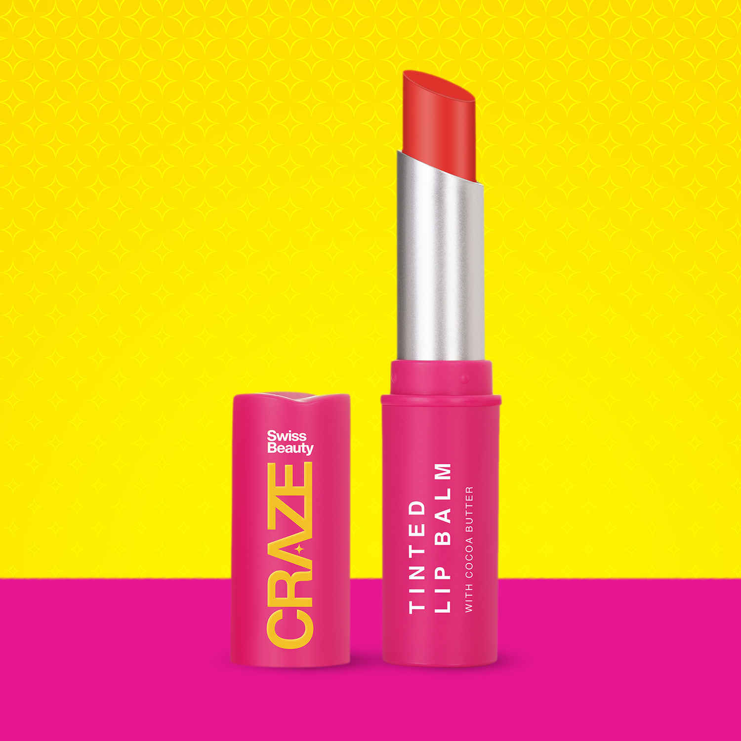 Buy Swiss Beauty CRAZE Tinted Weightless Lip Balm | Sheer Coverage | Hydrating | With Cocoa Butter 03 Cherry Crush 4 gm - Purplle