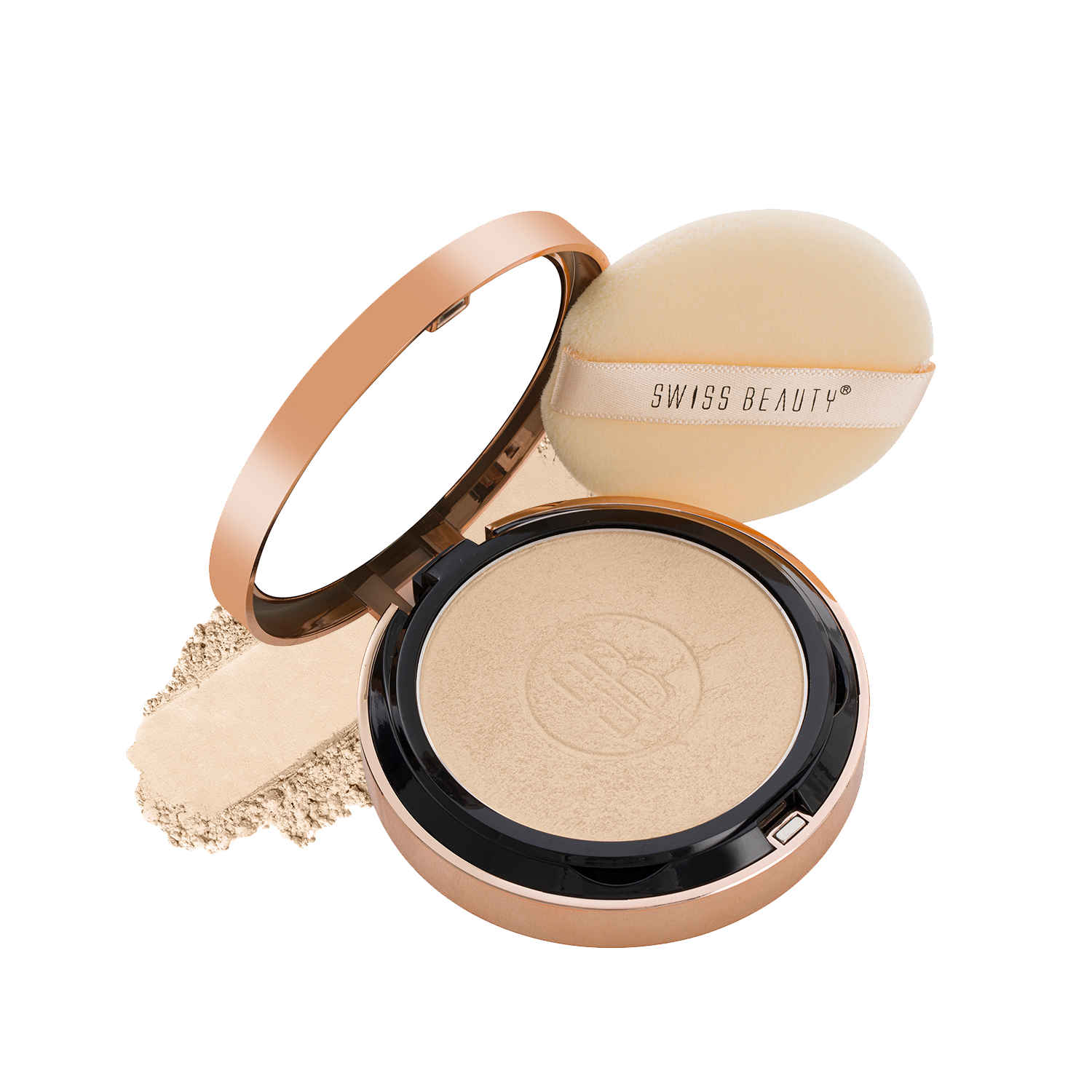 Buy Swiss Beauty Compact SB-404-02 Natural - 10 gm - Purplle