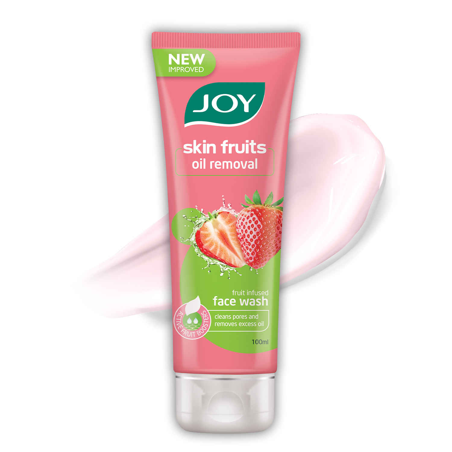 Buy Joy Skin Fruits Oil Removal Strawberry Face Wash (100 ml) - Purplle