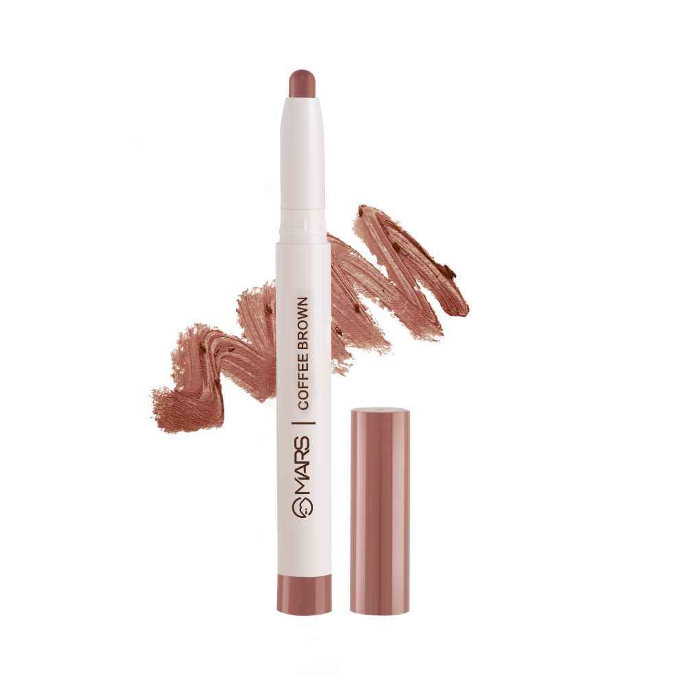 Buy MARS Retractable Poppins Long Lasting Lip Crayon | Matte finish | Smudge proof & Kiss Proof Crayon Lipstick for Women (1.3 gm) (07-COFFEE BROWN) - Purplle