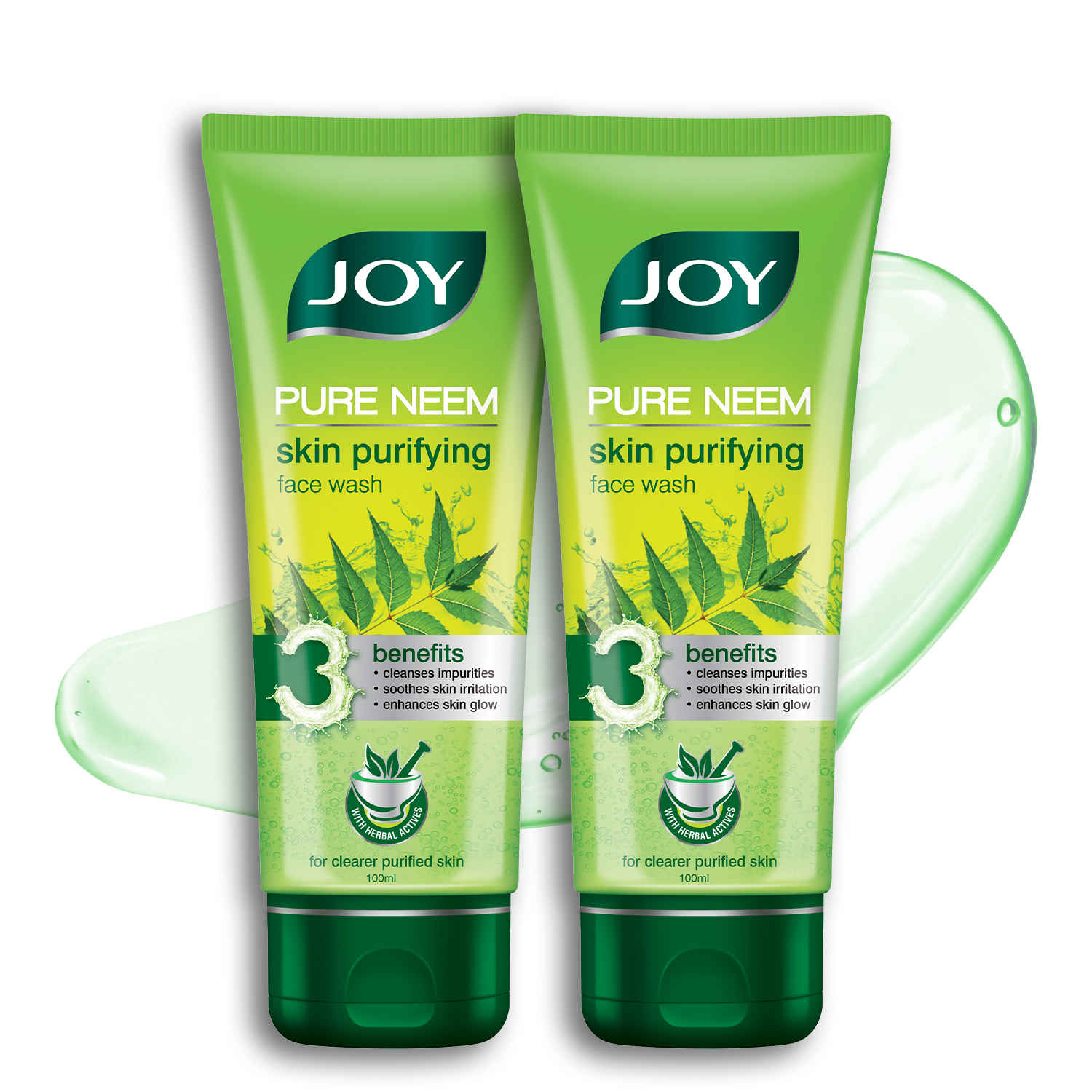Buy Joy Skin Purifying Pure Neem Face Wash (Combo Pack 2X100 ml) - Purplle