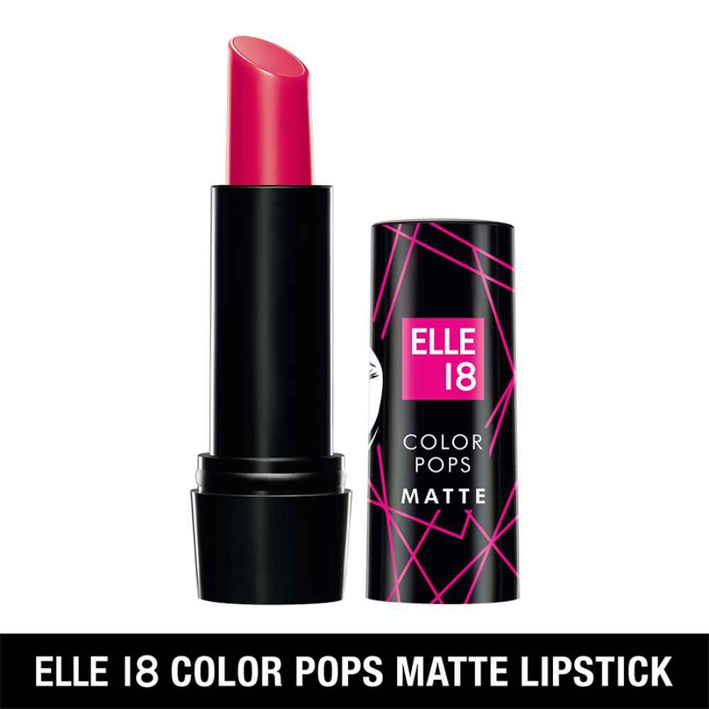 Buy Elle18 Color Pop Matte Lip Color, Deep Pink, (4.3 gm) - Purplle