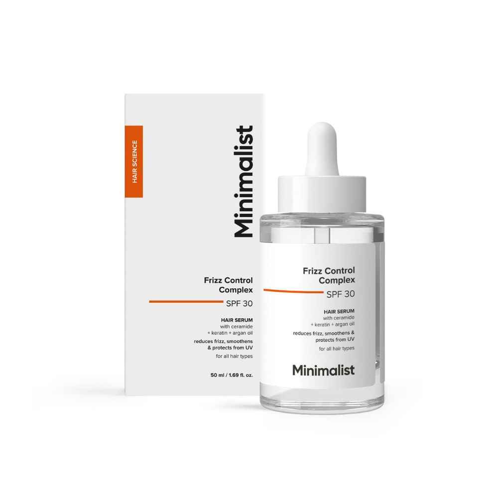 Buy Minimalist Frizz Control Complex SPF 30 Hair Serum 50 ml - Purplle