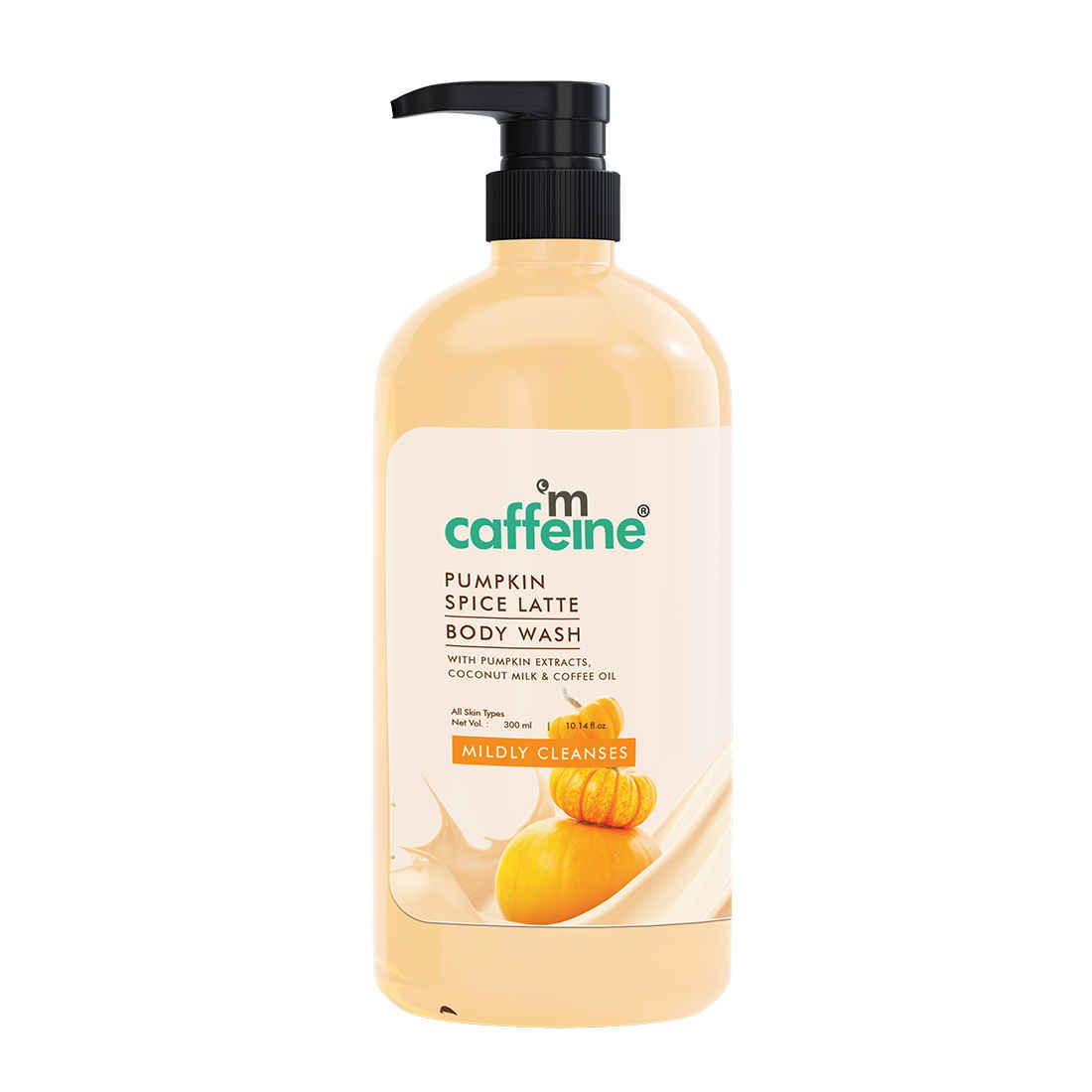 Buy mCaffeine Pumpkin Spice Latte Body Wash_300 ml - Purplle