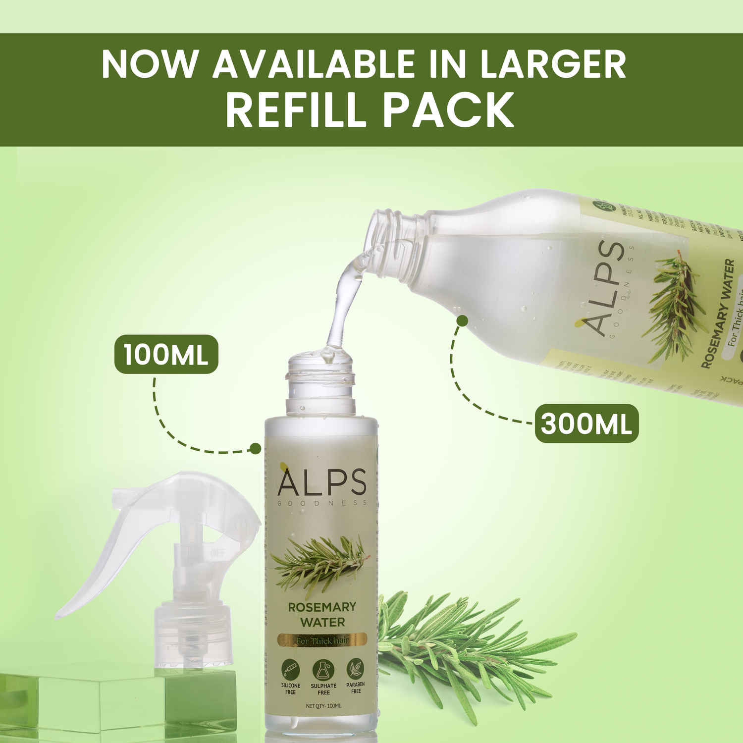 Buy Alps Goodness Rosemary Water (100ml) | Rosemary water for hair | Hair Spray for Regrowth | Hair Growth Expert | Viral Rinse - Purplle