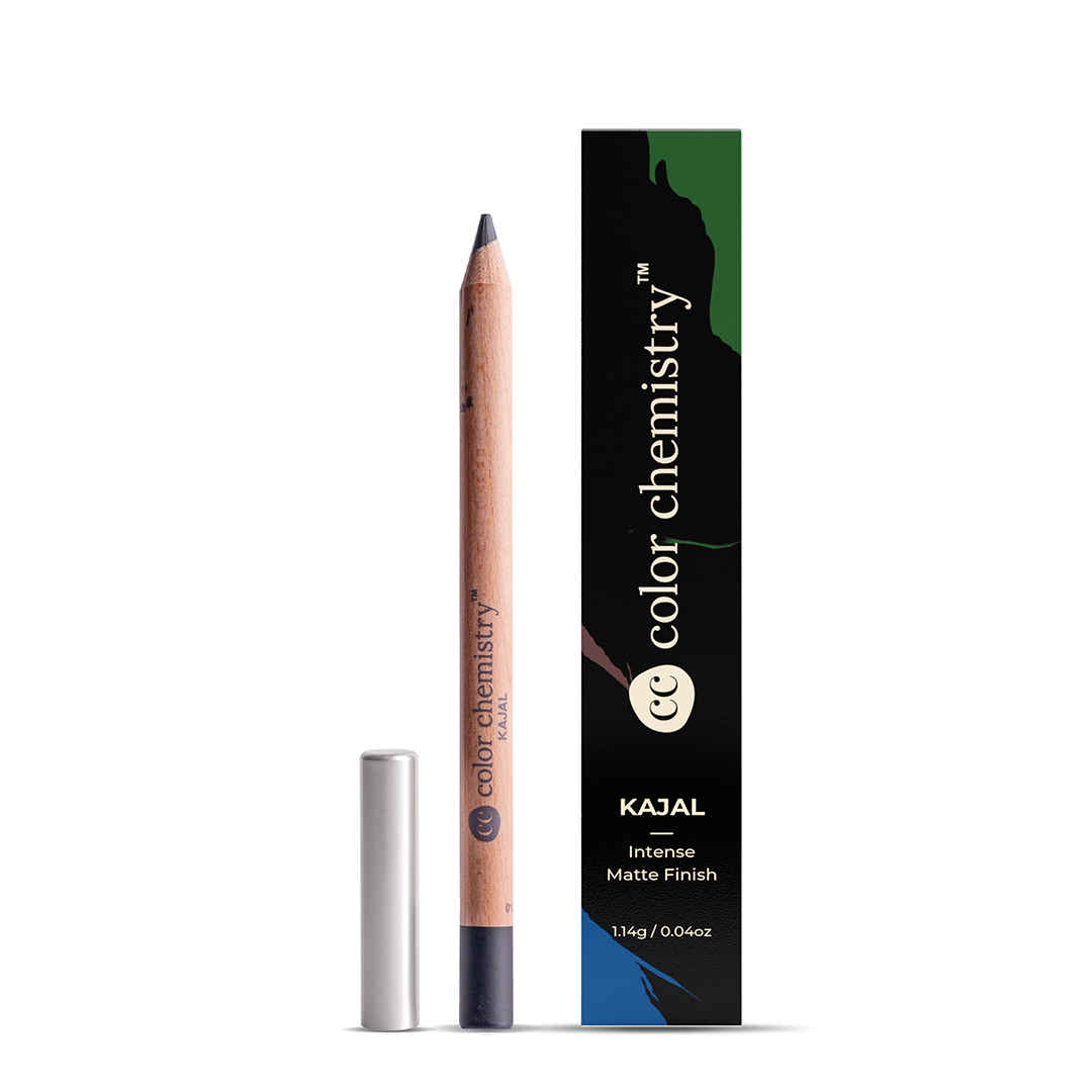 Buy Juicy Chemistry Organic Kajal, Intense Matte Finish, One-stroke application - Certified Organic (1.14 gm ) Raven KJ01 - Purplle