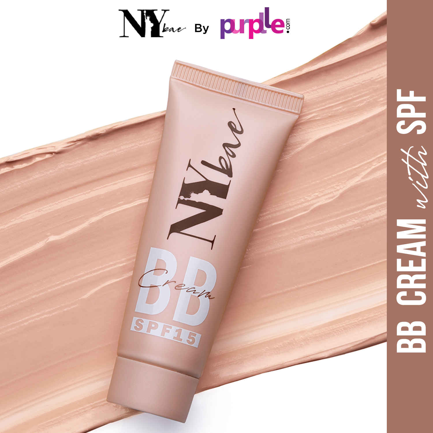 Buy NY Bae BB Cream with SPF 15 - Vanilla 01 (25 gm) | Very Fair Skin | Cool Undertone | Enriched with Vitamins | Covers Imperfections | UV Protection - Purplle