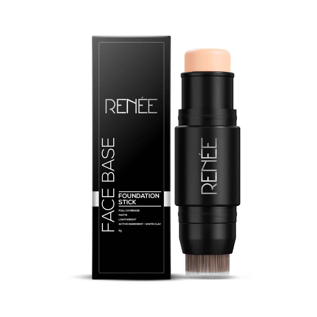 Buy RENEE Face Base Foundation Stick with Applicator Cappuccino (8 gm) - Purplle