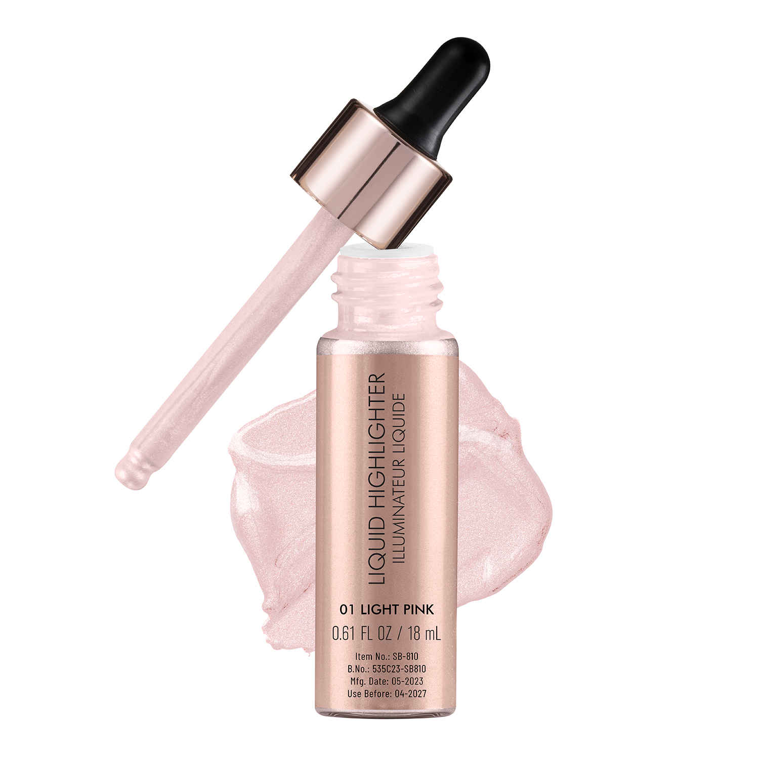 Buy Swiss Beauty Liquid Highlighter Illuminater- Light-Pink (18 ml) - Purplle