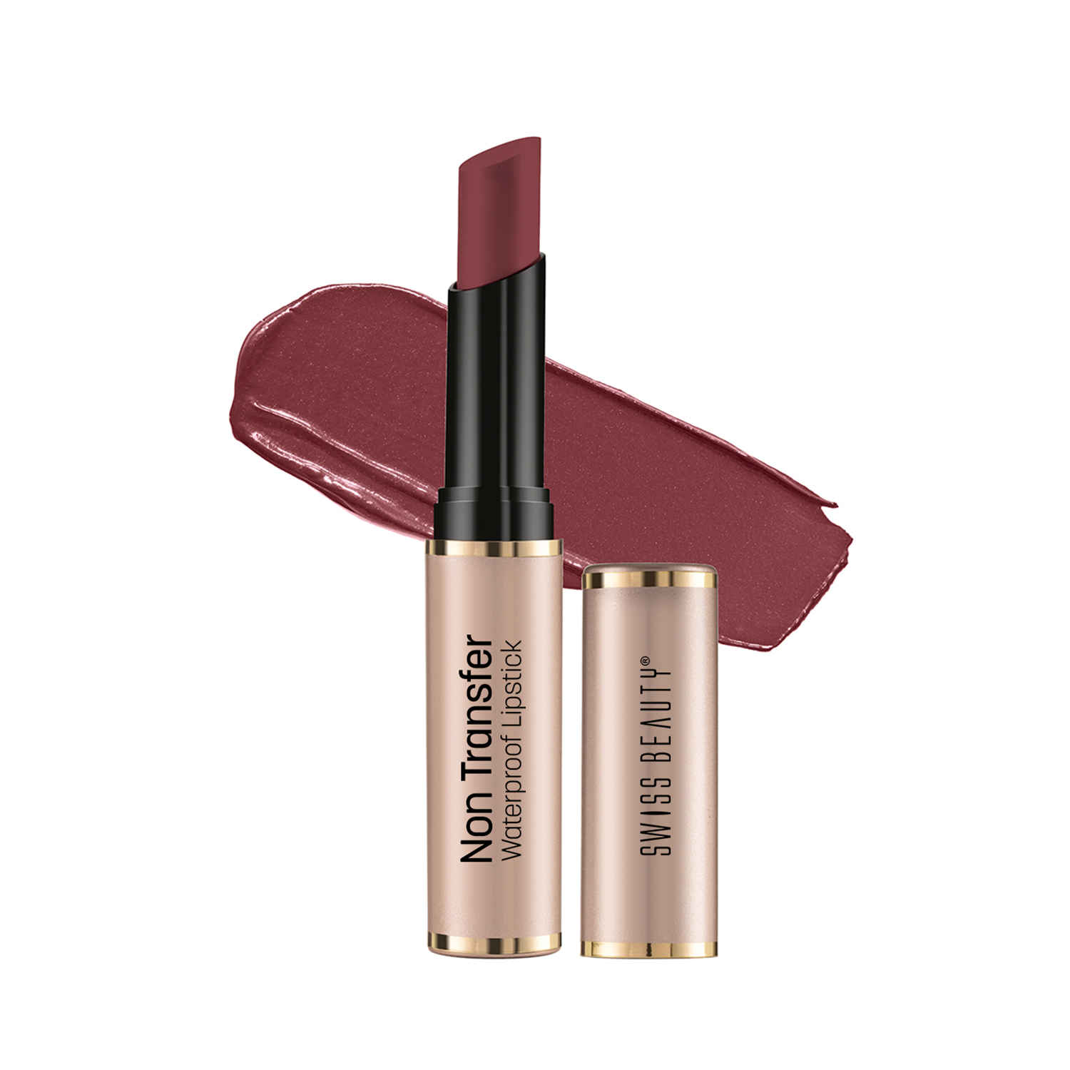 Buy Swiss Beauty Non Trasfer Lipstick - Mauve-Taupe (3 gm) - Purplle
