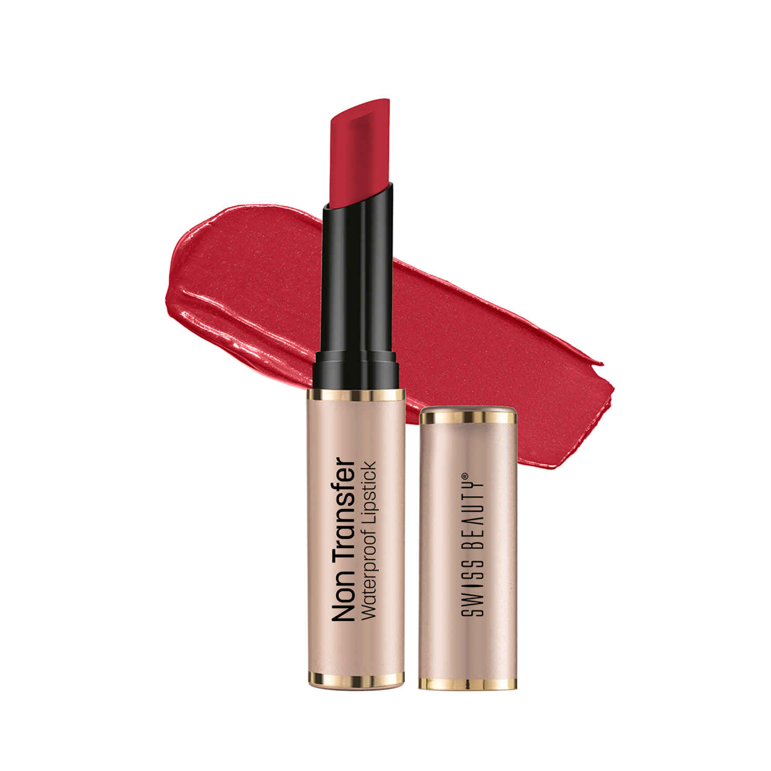 Buy Swiss Beauty Non Trasfer Lipstick - Smoking-Red (3 gm) - Purplle