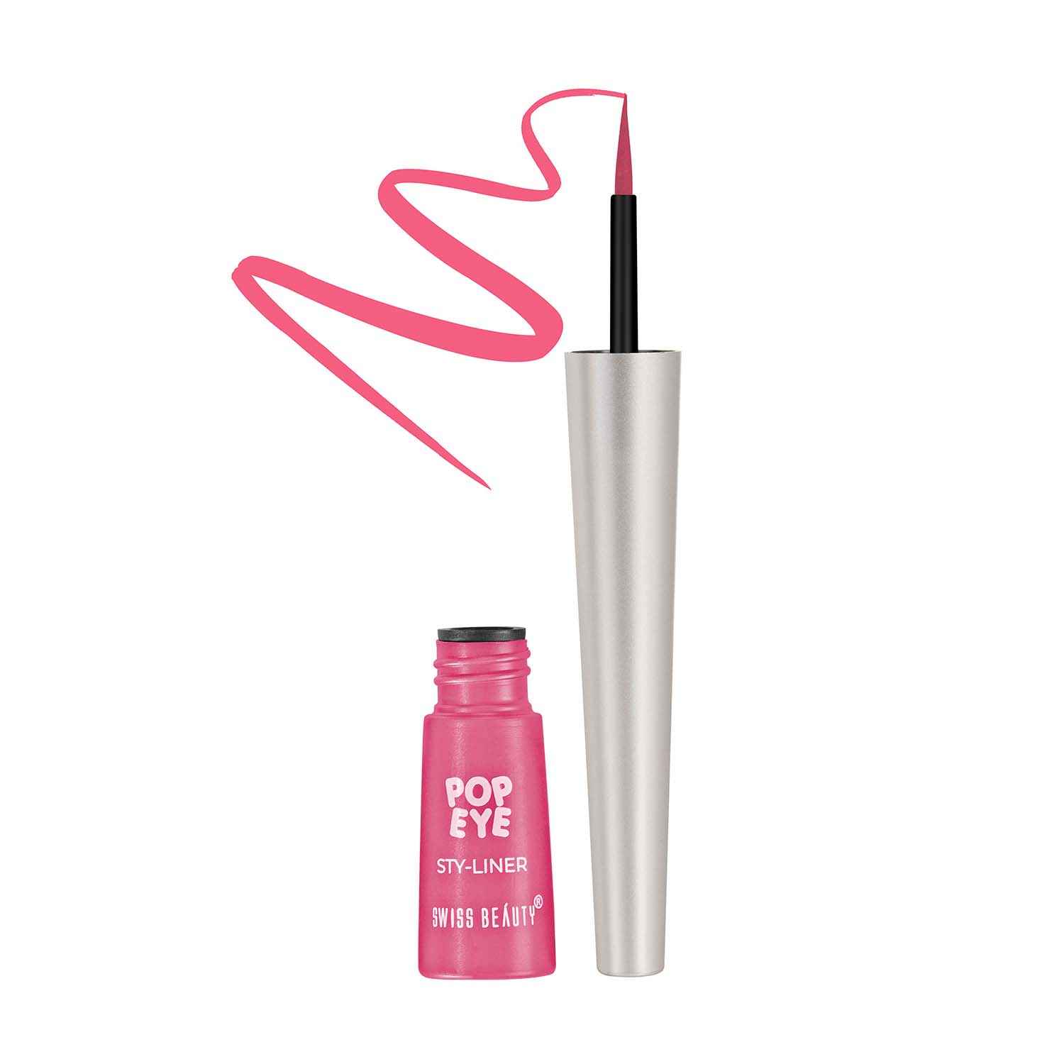 Buy Swiss Beauty Pop Eye Sty-Eyeliner 02 Neon Pink (4.5 ml) - Purplle
