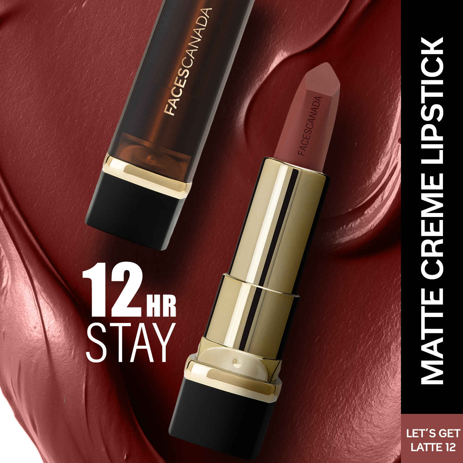 Buy FACES CANADA Comfy Matte Creme Lipstick - Let’s Get Latte, 4.2 gm | Long Stay | Creamy Matte Finish | Intense Color | Hydrating & Nourishing | Smooth Application - Purplle