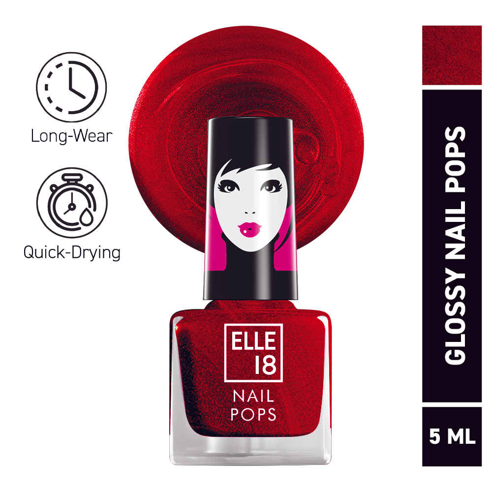 Buy Elle18 Nail Pops Nail Color - Shade 122 (5 ml) - Purplle