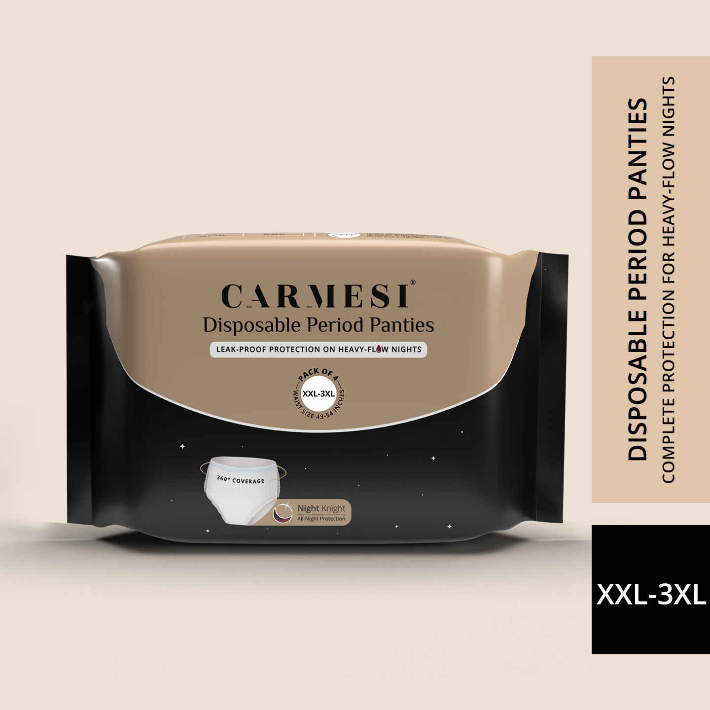Buy Carmesi Disposable Period Panties (XXL-3XL) - Purplle