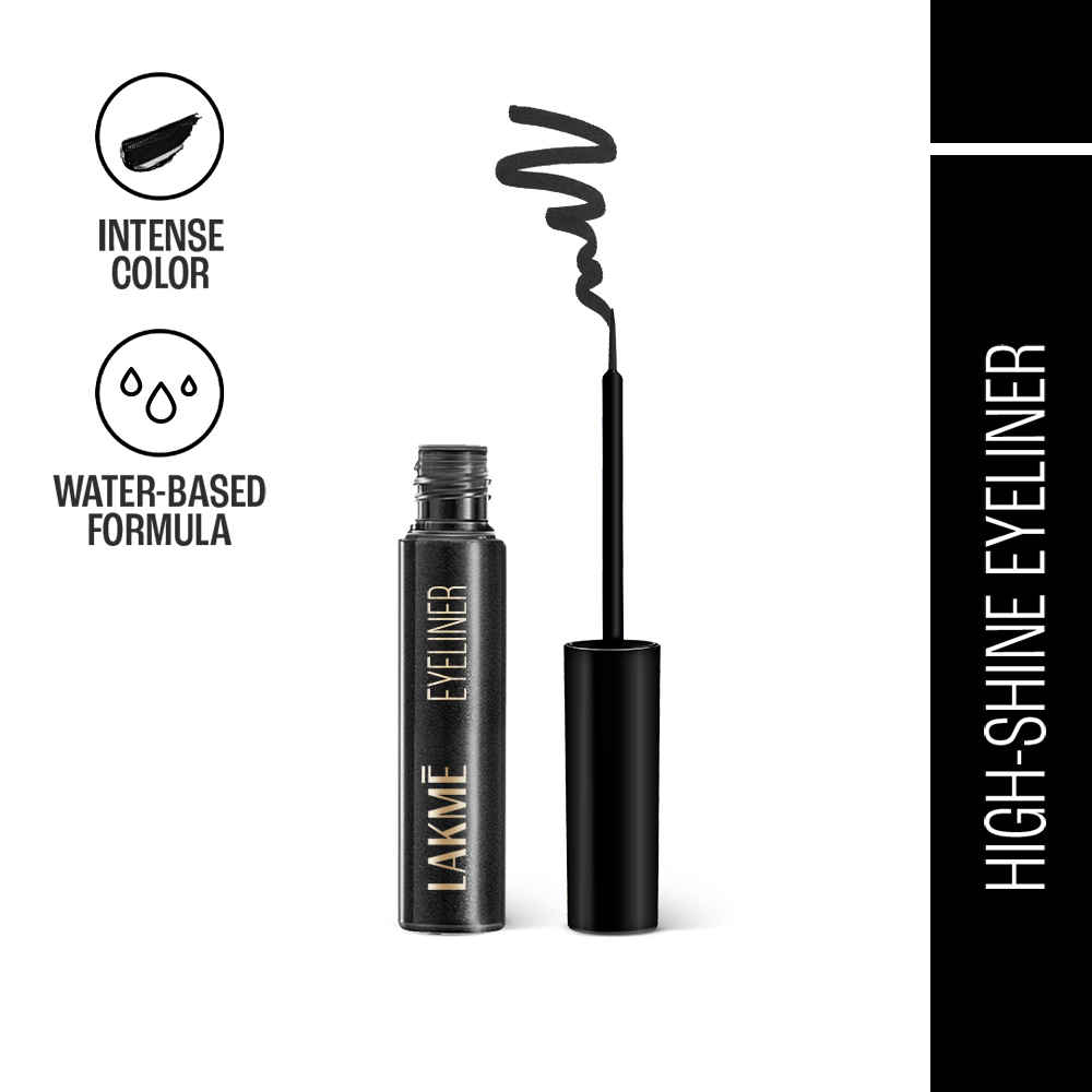 Buy Lakme Showstopper Collection Unreal Precision Liquid Eye Liner - Black (4.5 ml) - Purplle