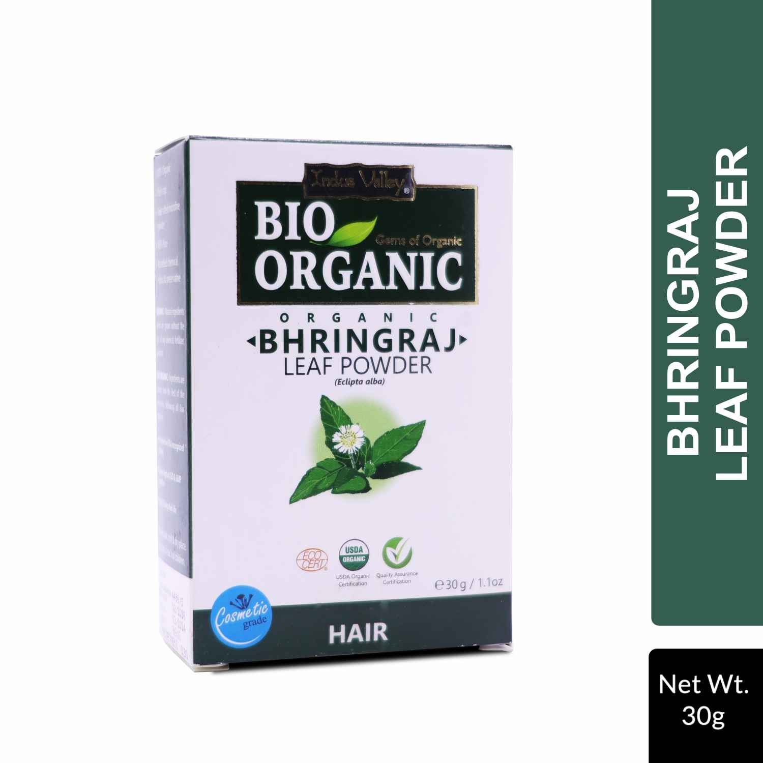 Buy Indus Valley Bio Organic 100% Natural Bhringraj Powder (30 gm) - Purplle