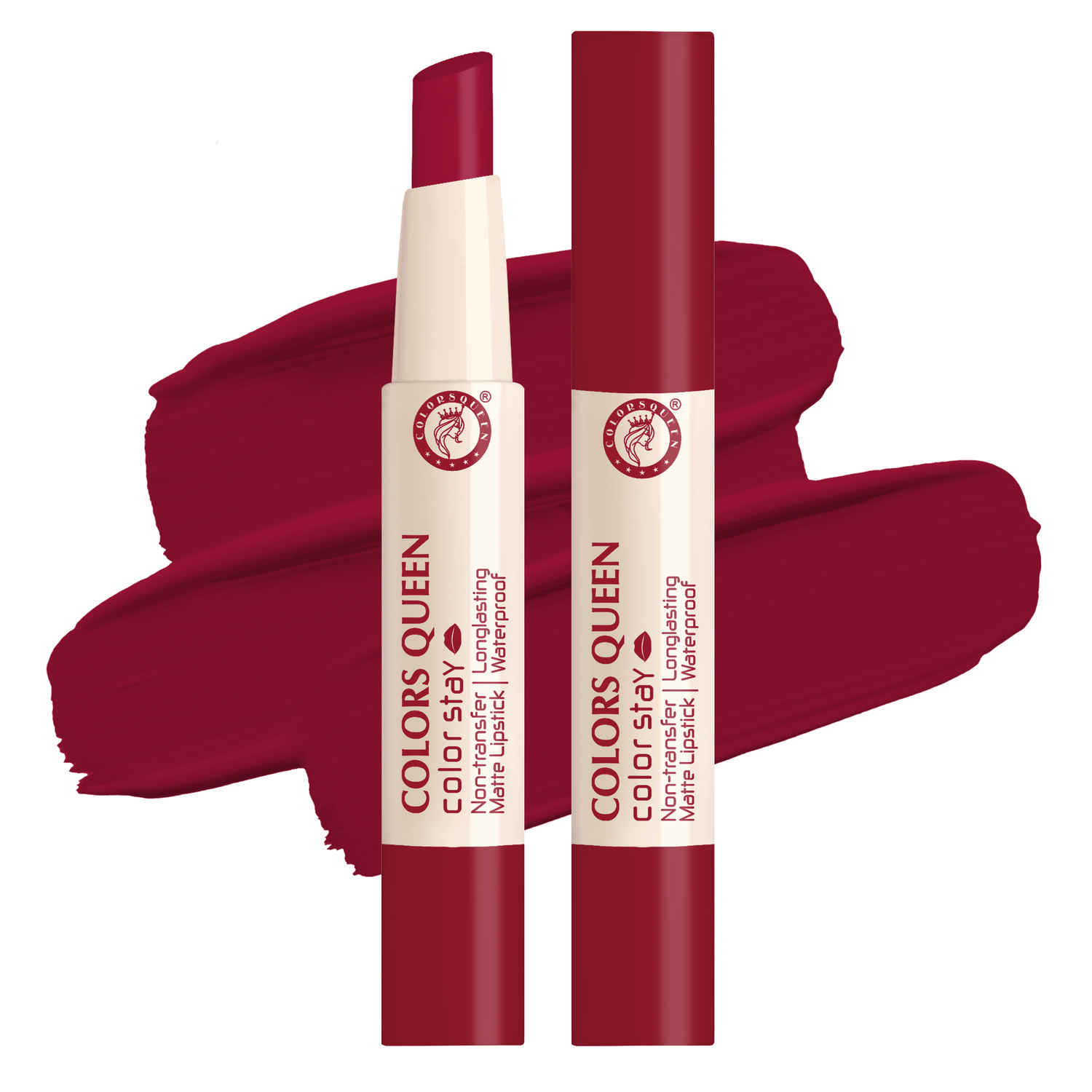 Buy Colors Queen Color Stay Long Lasting & Waterproof Matte Lipstick 2.1 gm - MEHROON (Shade - 03) - Purplle
