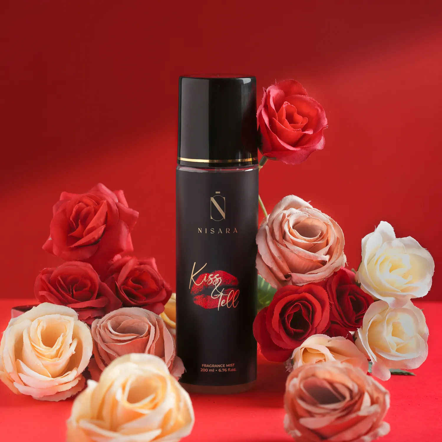 Buy Nisara Kiss & Tell Fragrance Mist | Floral Body Mist Spray | Perfume For Women | Long Lasting | Fine Fragrance | Floral|200ml - Purplle
