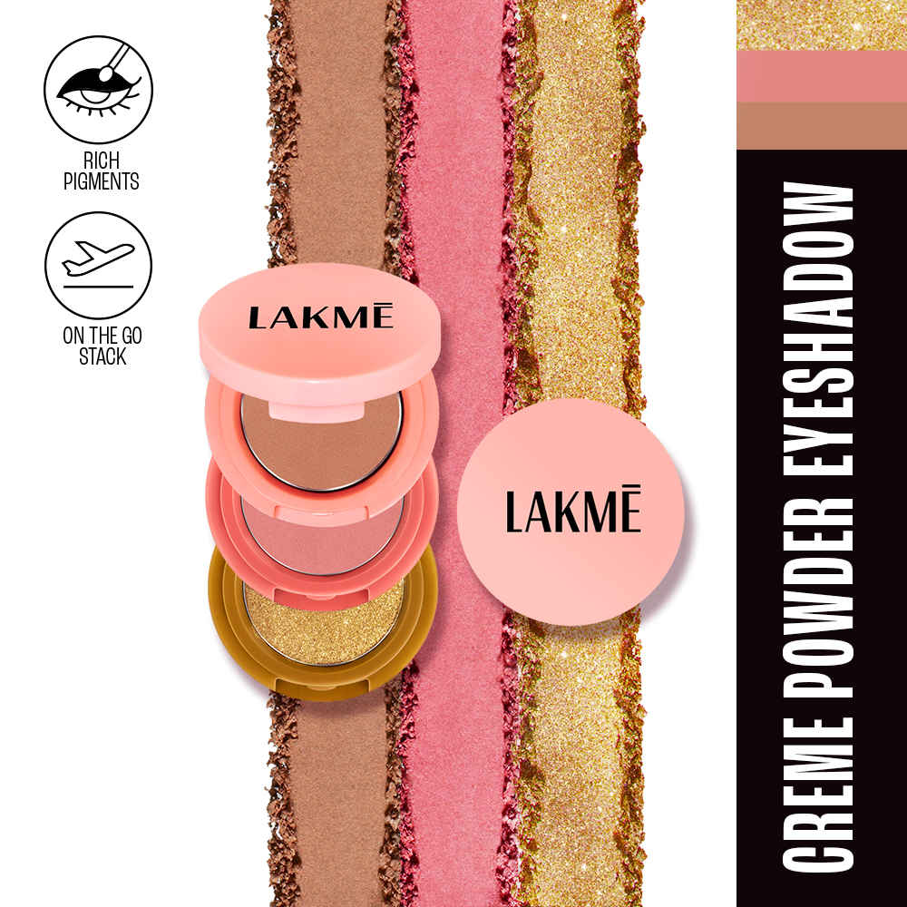 Buy Lakme 9to5 Eyeconic Shadow Stack GoldnHourGodess 7 gm - Purplle