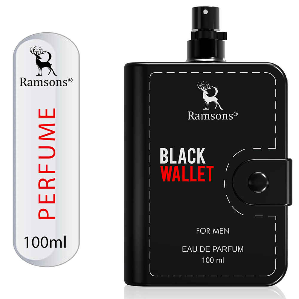 Buy Ramsons Perfumes BLACK WALLET for - Eau de Parfum - 100 ml - Purplle