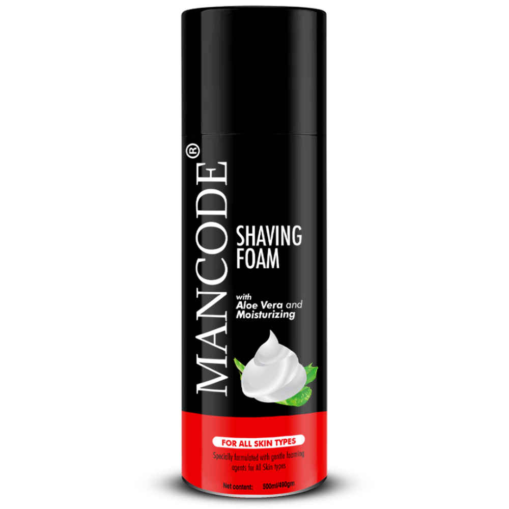 Buy Mancode Shaving Foam for Men Shave Foam Minimizes risk of nicks cuts & razor burn, 500 ml - Purplle