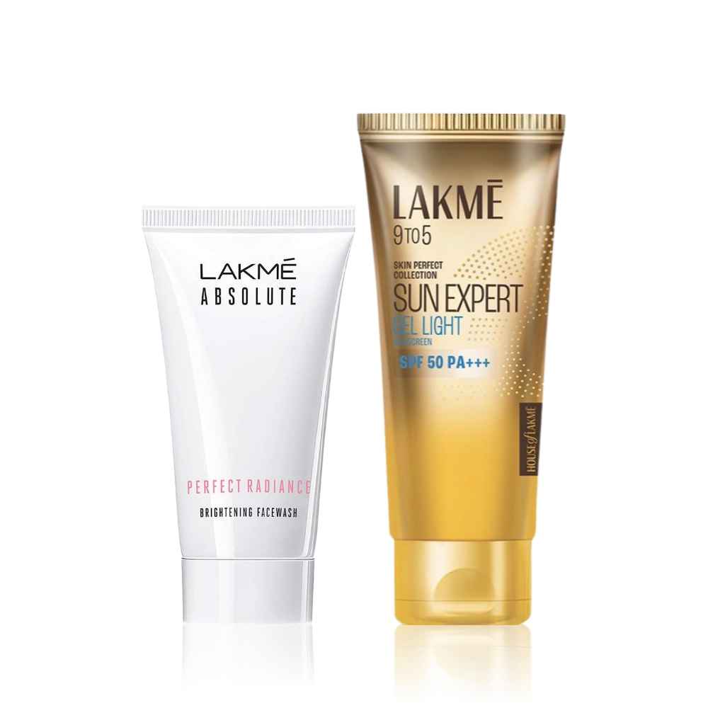 Buy Lakme Perfect Radiance Cleanse (50gm) & Sun-Protect Combo (50gm) - Purplle