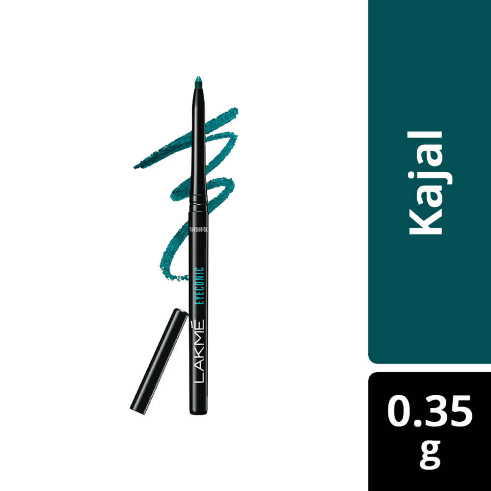 Buy Lakme Eyeconic Kajal - Turquoise (0.35 gm) - Purplle