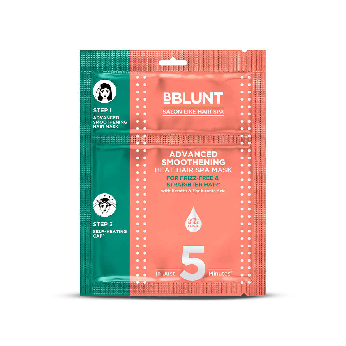 Buy Bblunt Advanced Smoothening Heat Hair Spa Mask with Keratin & Hyaluronic Acid - 250 g Makes Hair Frizz-Free & Straight | Deeply Nourishes | Adds Spectacular Shine - Purplle