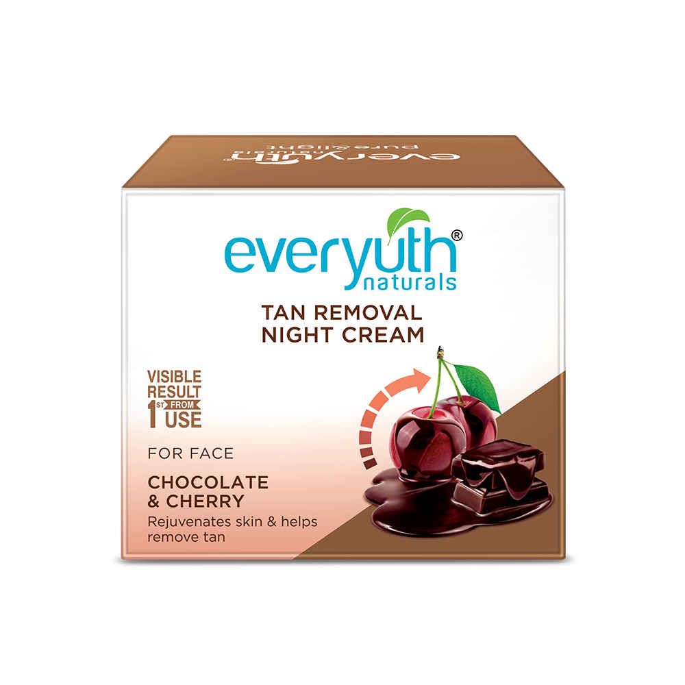Buy Everyuth Naturals Tan Removal Choco Cherry Night Cream, 50 gm - Purplle