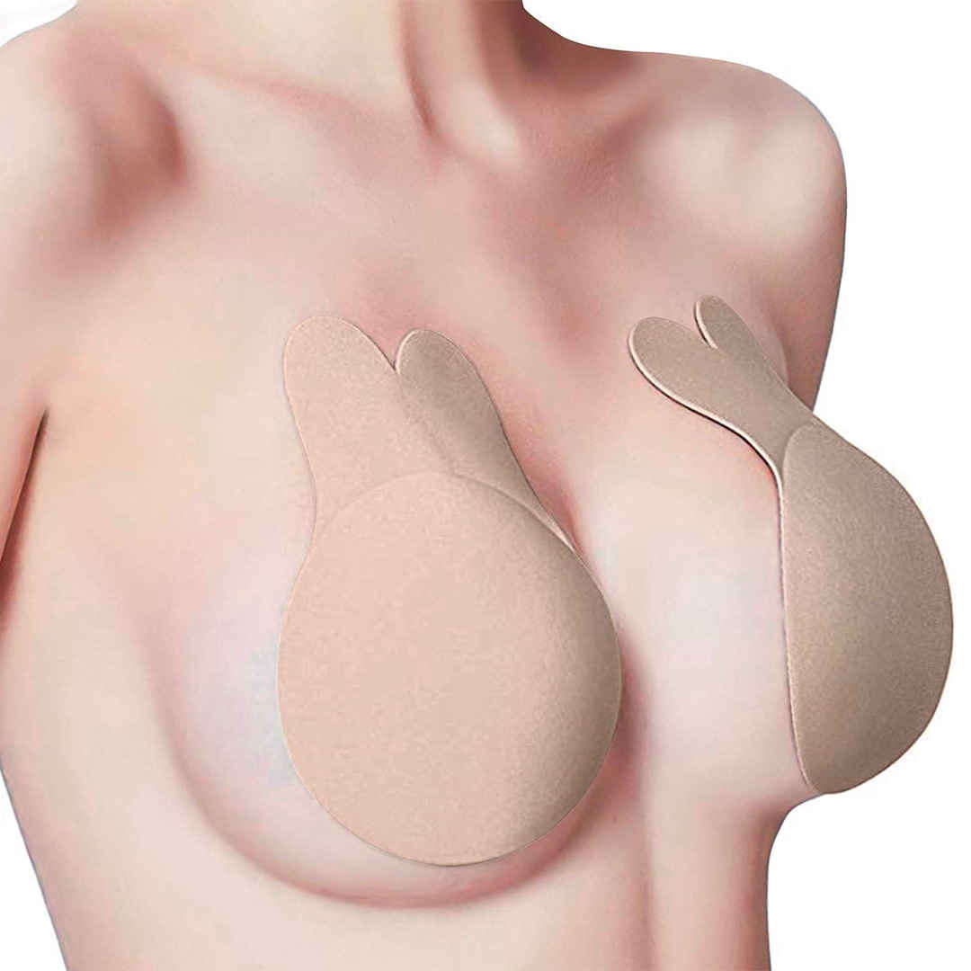 Buy Sanfe Flix Reusable Boob Lift Cups | For Breast Push Up | Braless, Padded, Rabbit (Nude) | A-C cup size - 2 pcs - Purplle