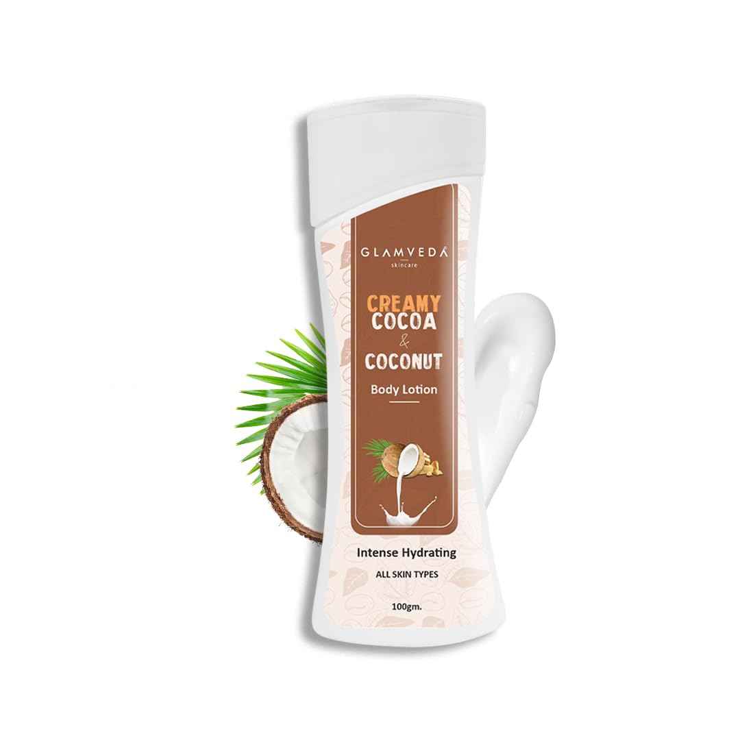 Buy Glamveda Creamy Coco & Coconut Hydrating Body Lotion | Nourishes Skin | Even skin tone | All Skin Types | 100 gm - Purplle
