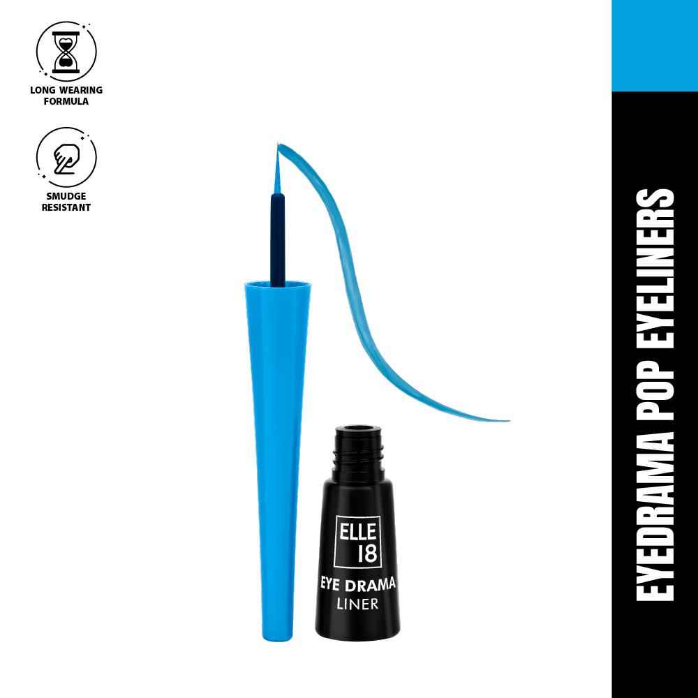 Buy Elle18 Eyedrama Liner LazerBlue 3 ml - Purplle
