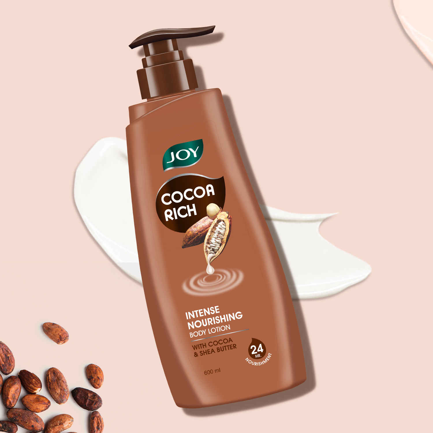 Buy Joy Cocoa Rich Intense Nourishing Body Lotion (600 ml) | Cocoa Butter & Shea Butter Body Lotion For Dry Skin | Body Lotion For Women & Men, Suitable for All Skin Types - Purplle