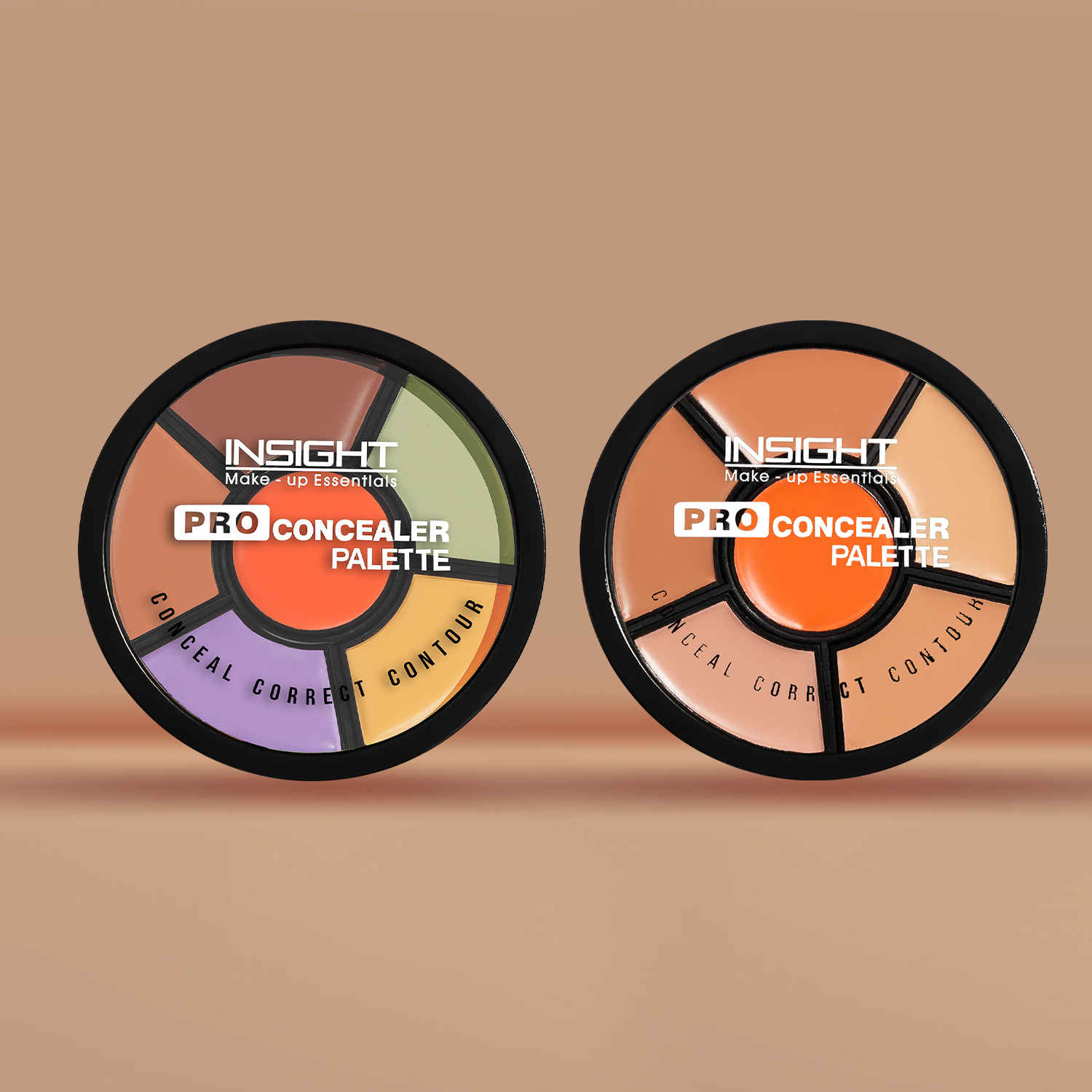 Buy Insight Cosmetics Blemish Eraser Kit: Pro Concealer Palette + Pro Concealer Palette_corrector Pack of 2 - Purplle