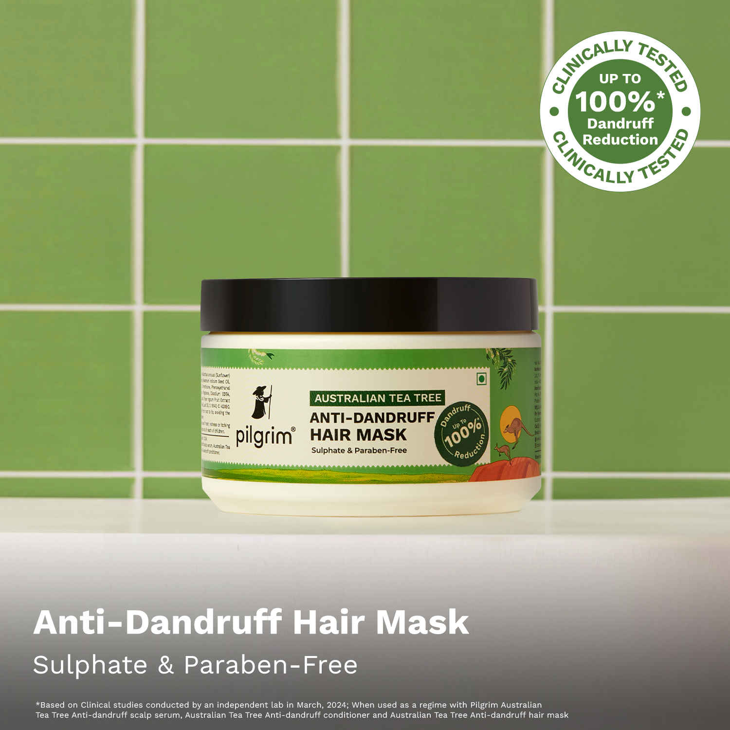 Buy Pilgrim Australian Tea Tree, Anti-Dandruff Scalp Serum (100 ml), Pre-Shampoo Treatment, Helps Balance Scalp Microbiome, Reduces Itchiness & Reduces inflammation - Purplle