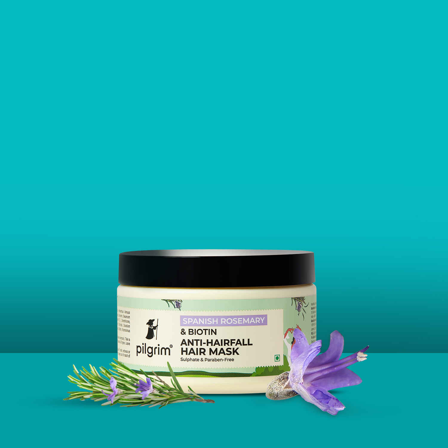 Buy Pilgrim Spanish Rosemary Anti Hairfall Hair Mask, 200 gm with Biotin For Reducing Hair fall & Strengthens Hair - Purplle